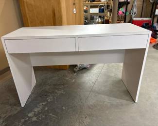 155 white2drawervanitydesk