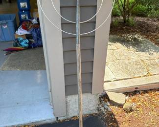 481 vintagewoodenandmetalgardenrake