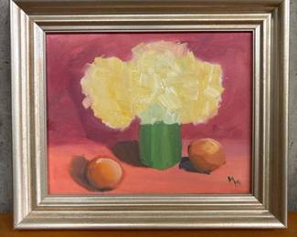 002 framedstilllifeoiloncanvaspainting