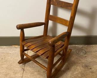 378 childswoodenrockingchair