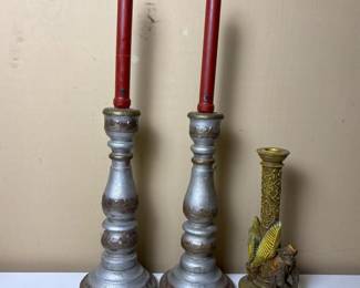 301 twosilvertonecandlesticksandmonkey