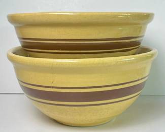 036 vintagerosevilleohioyellowwaremixin