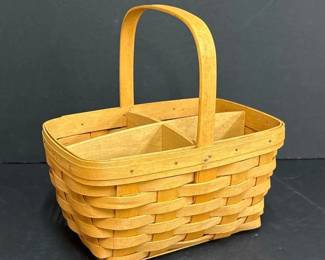 362 longabergerhandwovendividedbasketwit