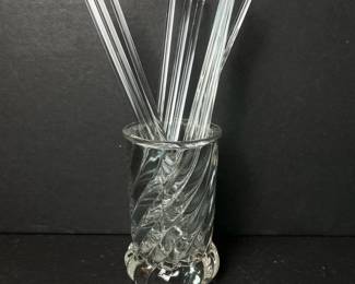 195 glassstirstickswithpressedglasshol