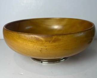 048 woodensaladbowlwithsterlingsilverf