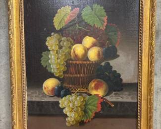 159 framedstilllifeoilpainting