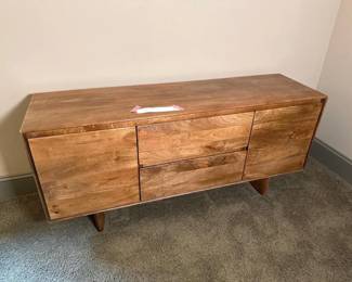 009 antonsolidwoodconsoleinmidcentury
