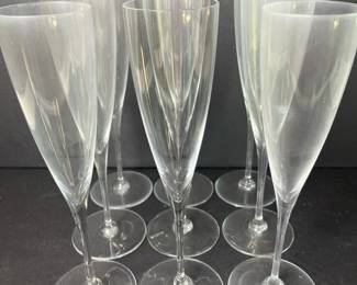 458 setof9baccaratchampagneglasses