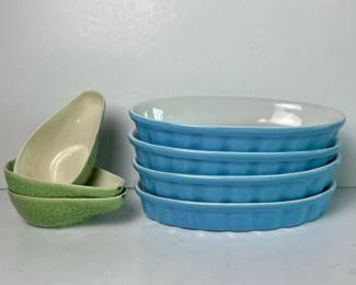 080 italianblueovalbakingdishesandgree