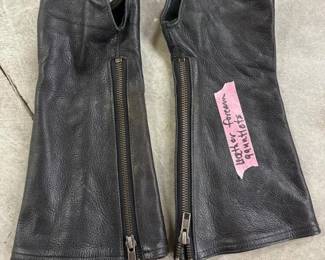 551 leatherforearmgauntletswithzippercl
