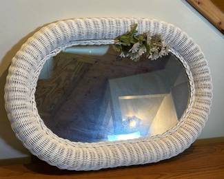 093 whitewickerstyleovalmirrorwithfaux