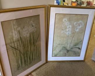 165 pairofframedfloralprints