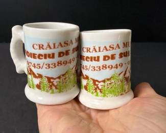 141 pairofromaniansouvenirminiaturecera