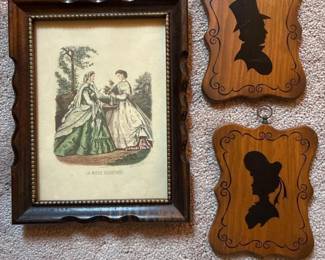 181 trioofframedlamodeillustrprintwit