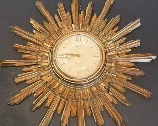 001 syrocoeightdaysunburstwallclock
