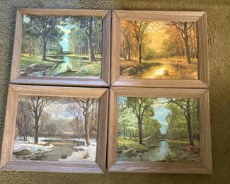 162 setoffourframedrobertwoodstylelit