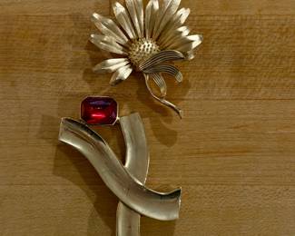 60's vintage brooches
