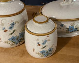 Mikasa canisters and soup tureen