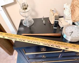 1968 Chevrolet yardstick Stachler Chevy/Olds yardstick