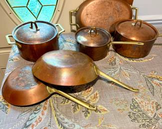Revere Ware Copper Pans - Made in USA