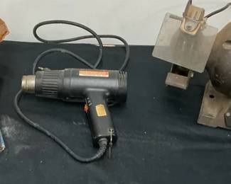 Buffalo Bench Grinder, Heat Gun, Shop Craft Sander