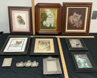 Picture Frames 8 With Painted Art Of Cats