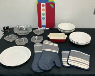 5 Pc Indiana Glass Diamond Point More
