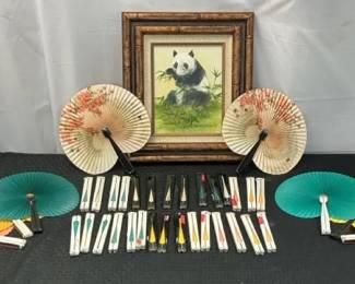 Giant Panda Artwork Hand Fan Collection
