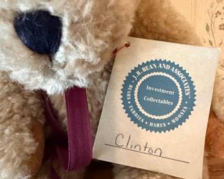 Boyds J.B. Bean and Associates Clinton B. Bear Plush