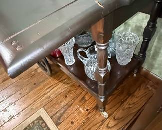 Ethan Allen Style Drop Leaf Tea Cart
