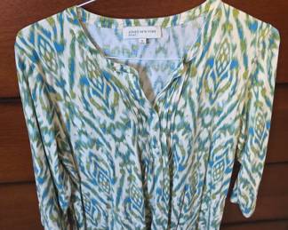 Jones New York Sport Ikat Print Top
