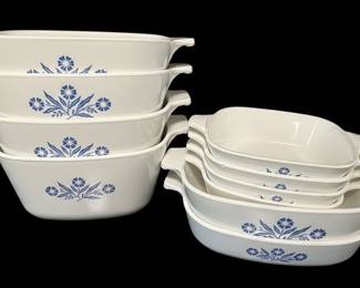 CorningWare Blue Cornflower Petite Pans and La Sauge Cookware Collection
