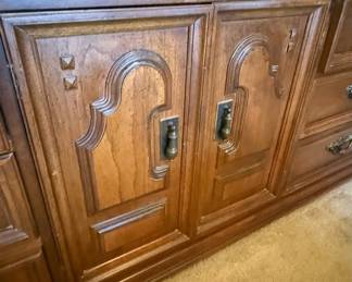 French Provincial Style Dresser with Mirrors
