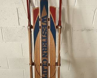 Western Clipper Style Wood Sled