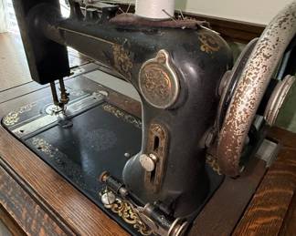 Singer "Sphinx" Treadle Sewing Machine Style