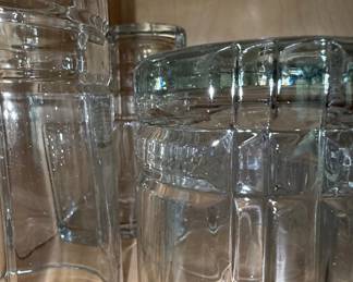 Panelled Glass Tumbler Set