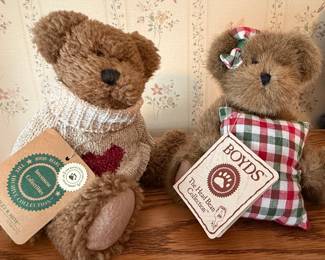 Boyds Bears "Hartley B. Mine" and Head Bean Collection Bear