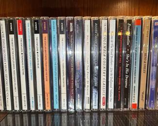 Collection of Bluegrass and Country Music CDs