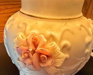 Porcelain Floral Fairy Lamp Style