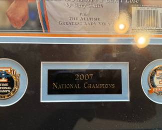 Tennessee Lady Vols 2007 National Champions Framed Sports Illustrated