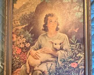 Warner Sallman Boy Christ Lithograph