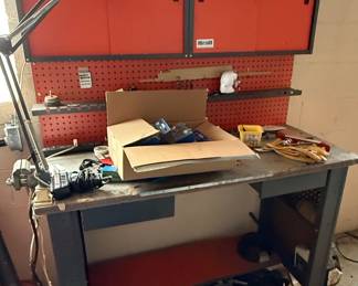 Hirsh Work Center Workbench with Cabinets