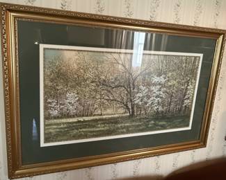 Robert A. Tino Signed Landscape Print