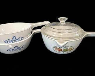 CorningWare Blue Cornflower Petite Pans and La Sauge Cookware Collection