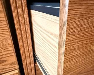 Encore Traditional Style Oak Two-Drawer Filing Cabinet