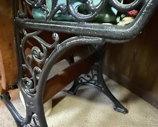 Antique School Desk Style Table