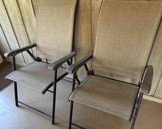 Outdoor Folding Sling Chairs