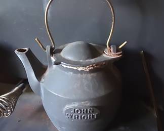 John Wright Cast Iron Humidifier Kettle