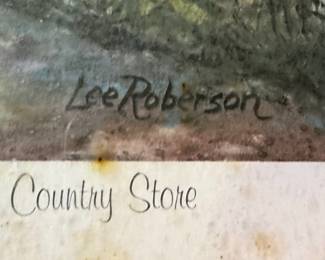 Lee Roberson Country Store Limited Edition Print