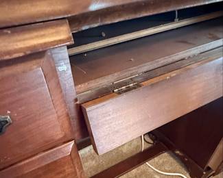 Vintage Mahogany Kneehole Desk